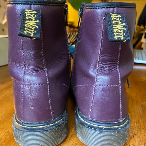 SOLD Dr Martens Delaney ankle boot purple size 7 - Picture 3 of 10
